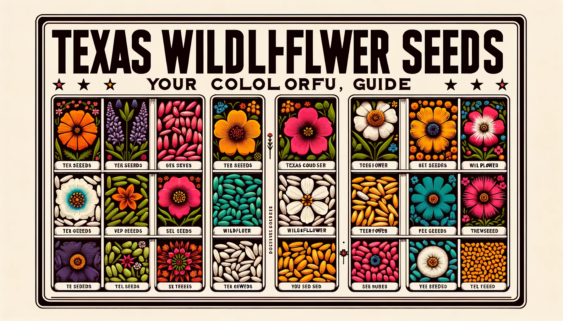 Texas Wildflower Seeds: A Colorful Guide to Texas Wildflowers
